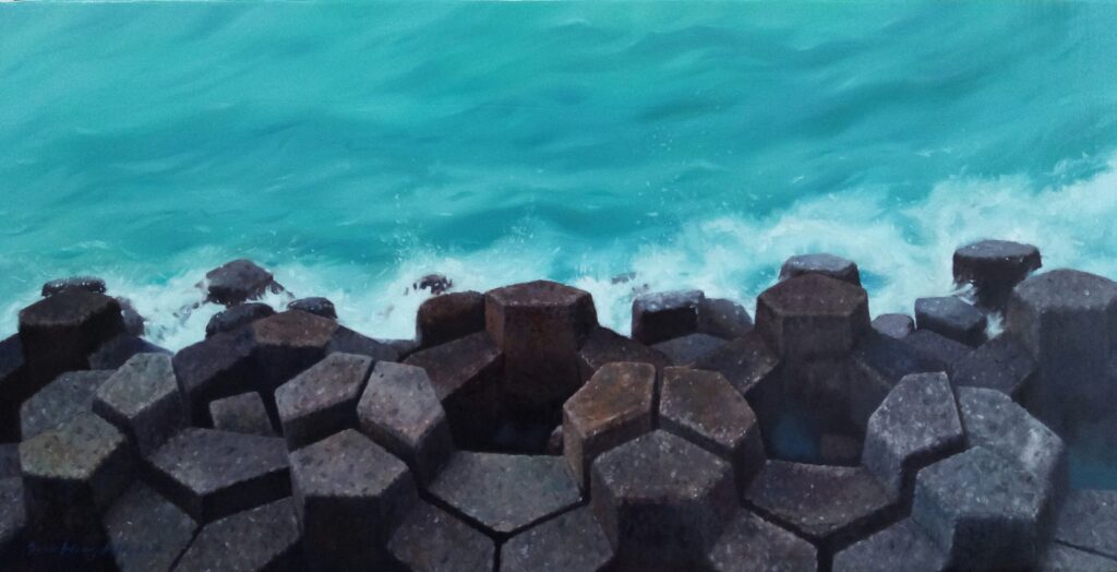 《潮 Tide》薛宏瑋 60×30cm油彩畫布Oil on Canvas